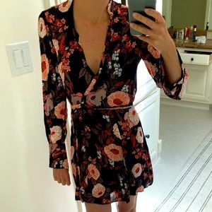 Reformation Wrap Mini Dress